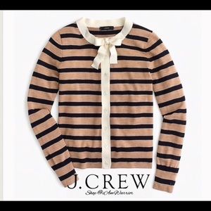 J. Crew tippi striped cardigan sweater size XS